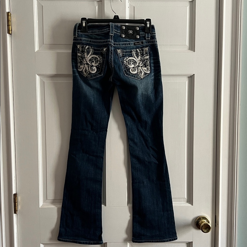 Miss Me Boot Cut Low Rise Jeans Like New